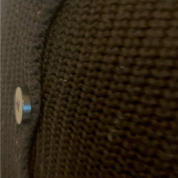 Blugirl Italian Mixed Media Sweater w/ Leather Embroidery - M - Picture 7 of 14